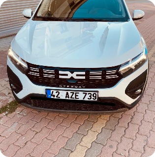 Beyaz otomatik araç seçeneği